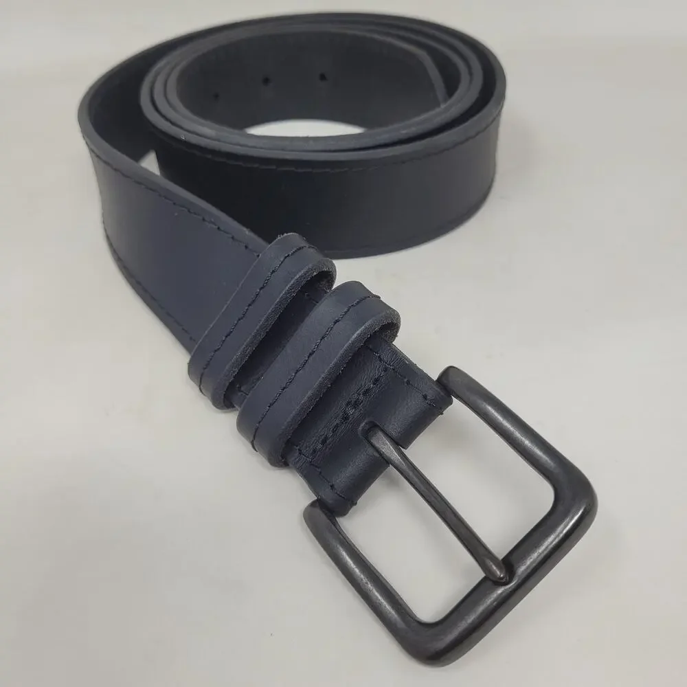 Wrangler Belt Mens 50 Black Leather Work Casual Rugged Utility Basic‎ Everyday